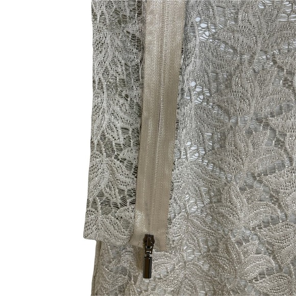 Black Halo Lace Long Sleeve Sheath Dress Size 2 - Picture 5 of 9